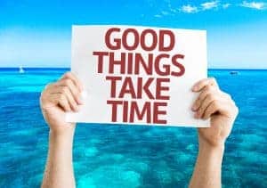 Good things take time, so persevere with wearing your hearing aids.